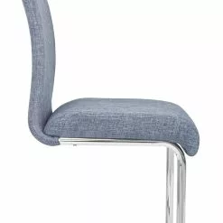 IDIMEX Schwingstuhl ALADINO Im 4er Set In Grau -Sitzmöbel Verkaufsgeschäft 12373 4 N