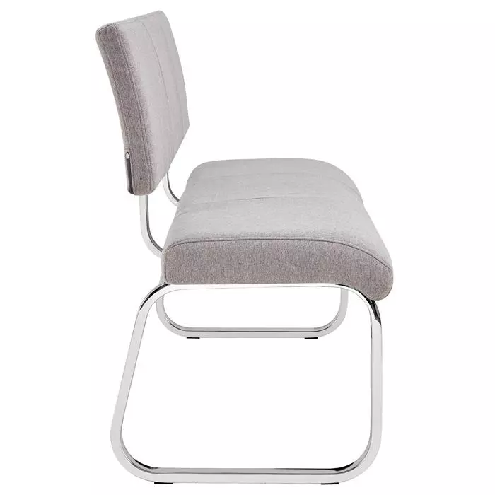 IDIMEX Esszimmerbank VILAS Stoffbezug In Grau 5 IDIMEX Esszimmerbank VILAS Stoffbezug In Grau – Bild 3