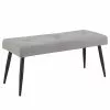 IDIMEX Sitzbank ARUBA Stoffbezug In Grau -Sitzmöbel Verkaufsgeschäft 12389 0