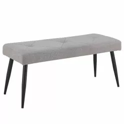 IDIMEX Sitzbank ARUBA Stoffbezug In Grau