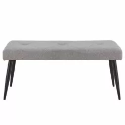 IDIMEX Sitzbank ARUBA Stoffbezug In Grau -Sitzmöbel Verkaufsgeschäft 12389 2