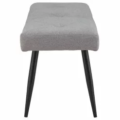 IDIMEX Sitzbank ARUBA Stoffbezug In Grau -Sitzmöbel Verkaufsgeschäft 12389 3