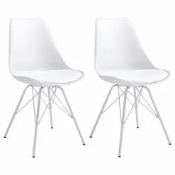 IDIMEX Esszimmerstuhl VALLEY Im 2er Set In Weiß