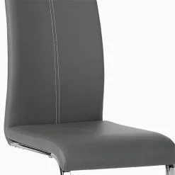 IDIMEX Schwingstuhl SABA Im 4er Set In Grau -Sitzmöbel Verkaufsgeschäft 12572 4 N1