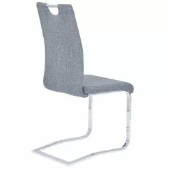 IDIMEX Schwingstuhl SABA Im 4er Set In Grau -Sitzmöbel Verkaufsgeschäft 12574 3 N