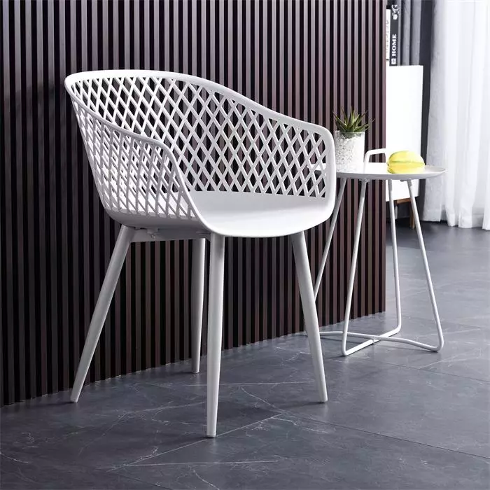 IDIMEX Esszimmerstuhl MADEIRA Im 4er Set In Weiß/weiß 4 IDIMEX Esszimmerstuhl MADEIRA Im 4er Set In Weiß/weiß – Bild 2