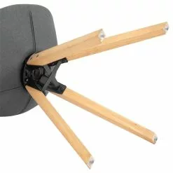 IDIMEX Esszimmerstuhl ISIDRO Im 2er Set In Grau -Sitzmöbel Verkaufsgeschäft 12620 4