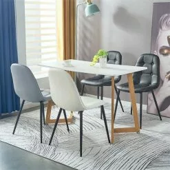 IDIMEX Esszimmerstuhl ALVARO Im 4er Set In Schwarz -Sitzmöbel Verkaufsgeschäft 12629 4