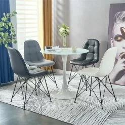 IDIMEX Esszimmerstuhl IMRAN Im 4er Set In Schwarz -Sitzmöbel Verkaufsgeschäft 12632 4