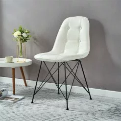 IDIMEX Esszimmerstuhl IMRAN Im 4er Set In Weiß -Sitzmöbel Verkaufsgeschäft 12634 1