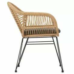 IDIMEX Gartenstuhl PARAMO Aus Polyrattan Mit Sitzkissen Im 2er Set -Sitzmöbel Verkaufsgeschäft 12660 2