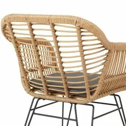 IDIMEX Gartenstuhl PARAMO Aus Polyrattan Mit Sitzkissen Im 2er Set -Sitzmöbel Verkaufsgeschäft 12660 3