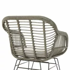 IDIMEX Gartenstuhl PARAMO 2er Set, Polyrattan Geflecht In Grau -Sitzmöbel Verkaufsgeschäft 12670 5