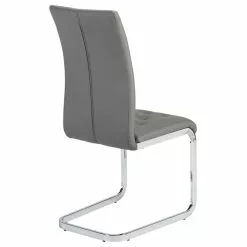 IDIMEX Schwingstuhl CHLOE Im 4er Set In Grau -Sitzmöbel Verkaufsgeschäft 12822 2