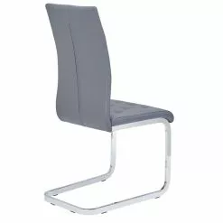 IDIMEX Schwingstuhl CHLOE In Grau 2er Set -Sitzmöbel Verkaufsgeschäft 12824 3 N