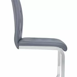 IDIMEX Schwingstuhl CHLOE In Grau 2er Set -Sitzmöbel Verkaufsgeschäft 12824 4