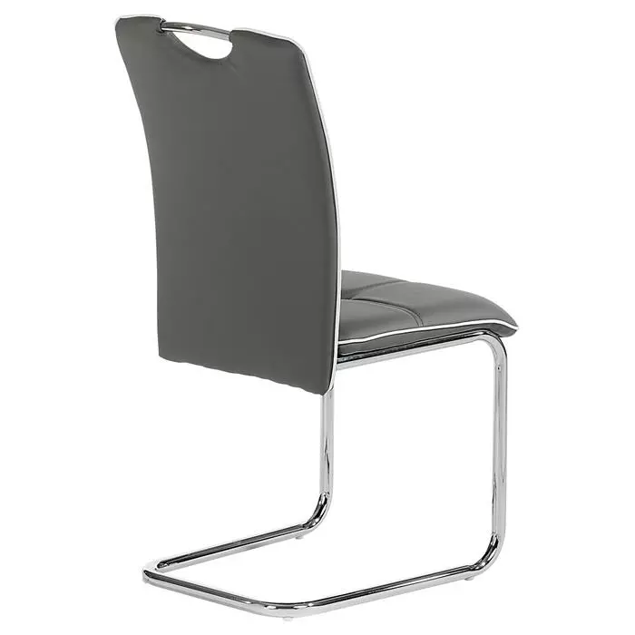 IDIMEX Schwingstuhl ELEONORA Im 4er Set In Grau 5 IDIMEX Schwingstuhl ELEONORA Im 4er Set In Grau – Bild 3