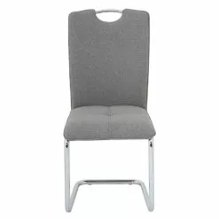 IDIMEX 4er Set Schwingstuhl ELEONORA, Stoff Grau 7 IDIMEX 4er Set Schwingstuhl ELEONORA, Stoff Grau -Sitzmöbel Verkaufsgeschäft 12837 2