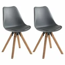 IDIMEX Esszimmerstuhl TYSON Im 2er Set In Grau