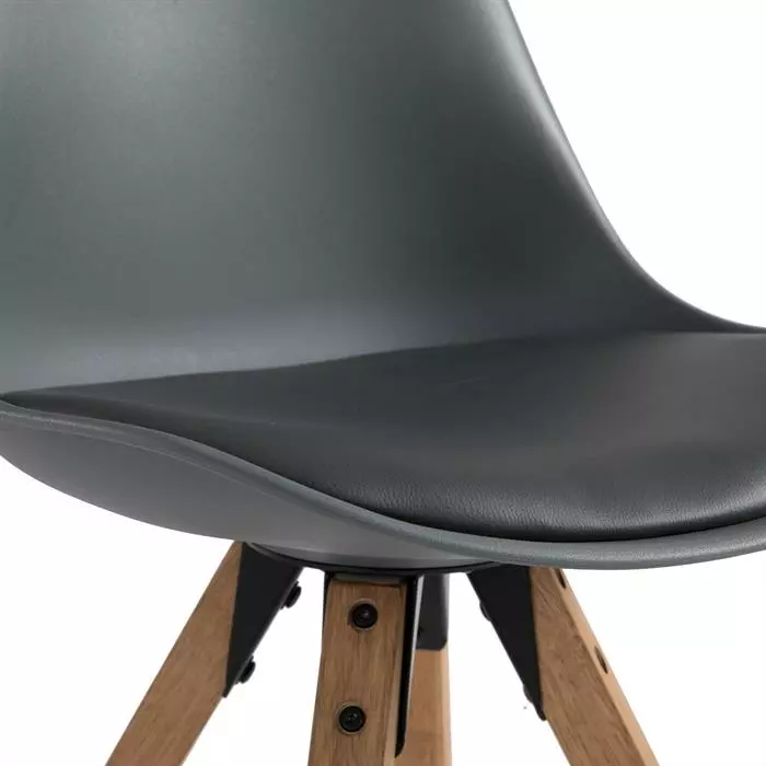 IDIMEX Esszimmerstuhl TYSON Im 4er Set In Grau 8 IDIMEX Esszimmerstuhl TYSON Im 4er Set In Grau – Bild 6