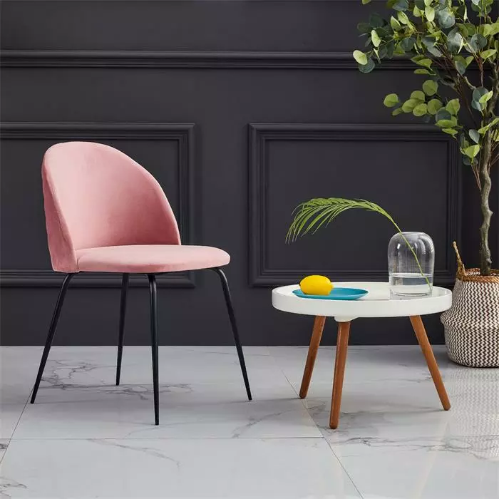 IDIMEX Esszimmerstuhl LOGAN Im 2er Set In Rosa 4 IDIMEX Esszimmerstuhl LOGAN Im 2er Set In Rosa – Bild 2