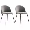 IDIMEX Esszimmerstuhl LOGAN Im 2er Set In Grau