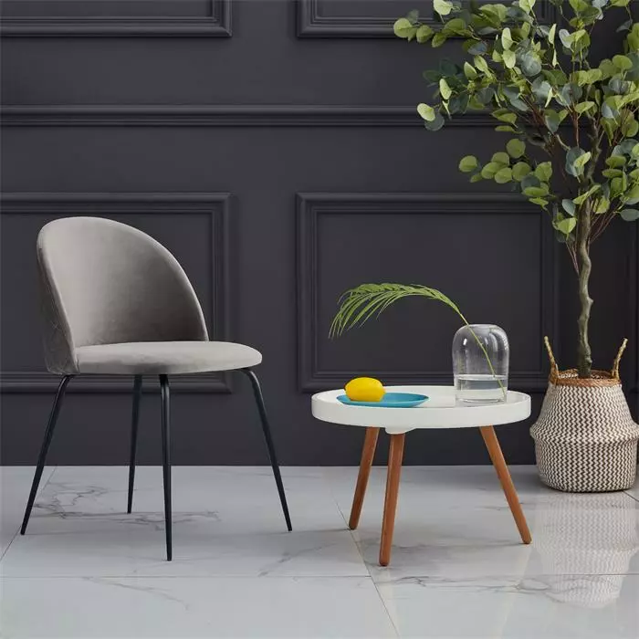 IDIMEX Esszimmerstuhl LOGAN Im 2er Set In Grau 4 IDIMEX Esszimmerstuhl LOGAN Im 2er Set In Grau – Bild 2