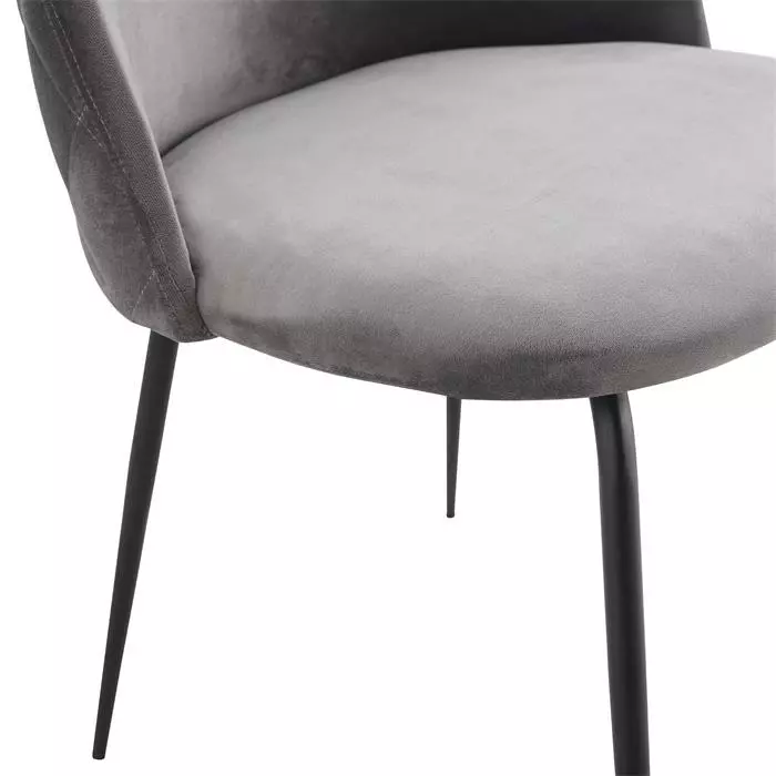 IDIMEX Esszimmerstuhl LOGAN Im 2er Set In Grau 7 IDIMEX Esszimmerstuhl LOGAN Im 2er Set In Grau – Bild 5