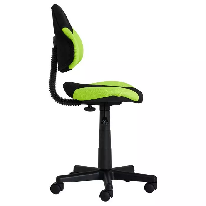 IDIMEX Kinderdrehstuhl ALONDRA Schwarz/grün 4 IDIMEX Kinderdrehstuhl ALONDRA Schwarz/grün – Bild 2