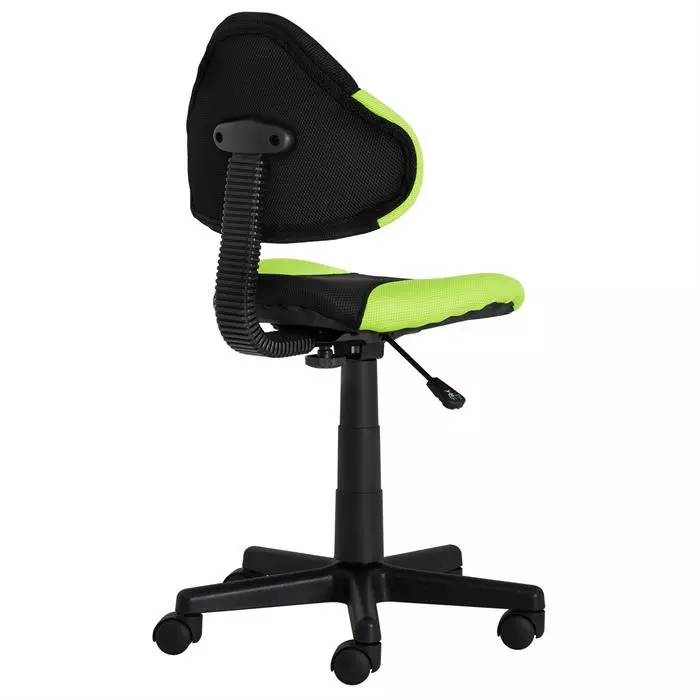 IDIMEX Kinderdrehstuhl ALONDRA Schwarz/grün 5 IDIMEX Kinderdrehstuhl ALONDRA Schwarz/grün – Bild 3