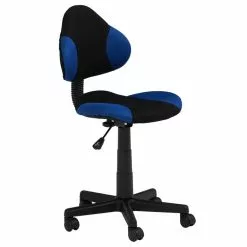 IDIMEX Kinderdrehstuhl ALONDRA Schwarz/blau