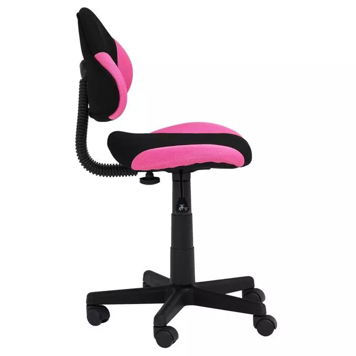 IDIMEX Kinderdrehstuhl ALONDRA Schwarz/pink 4 IDIMEX Kinderdrehstuhl ALONDRA Schwarz/pink – Bild 2