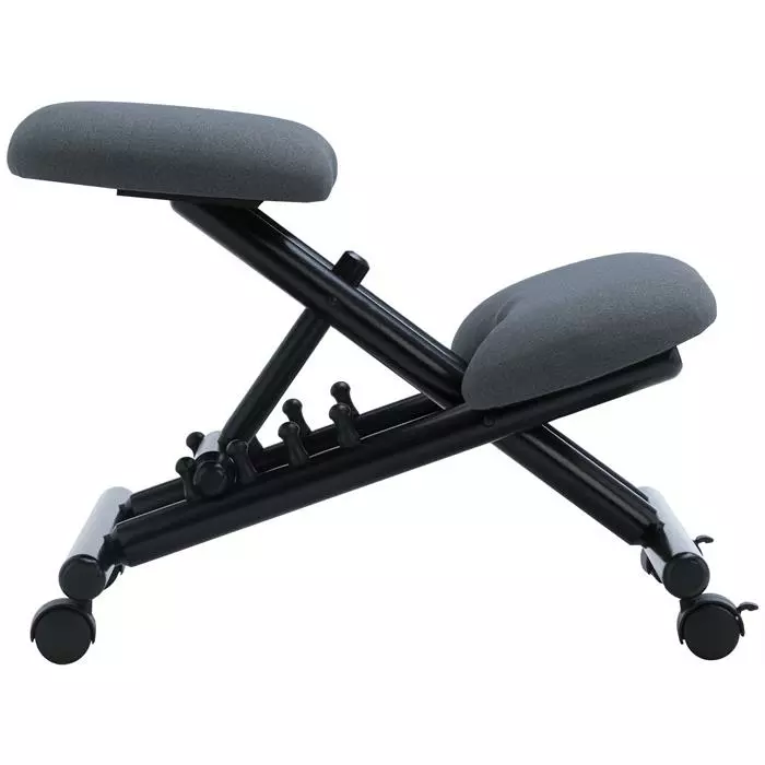 IDIMEX Kniehocker VICHY Höhenverstellbar, Ergonomisch In Grau 6 IDIMEX Kniehocker VICHY Höhenverstellbar, Ergonomisch In Grau – Bild 4