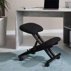 IDIMEX Kniehocker VICHY Höhenverstellbar, Ergonomisch In Schwarz -Sitzmöbel Verkaufsgeschäft 18804 A0 N1