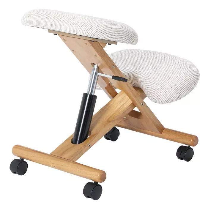 IDIMEX Kniehocker VILLACH Höhenverstellbar, Ergonomisch In Beige 4 IDIMEX Kniehocker VILLACH Höhenverstellbar, Ergonomisch In Beige – Bild 2