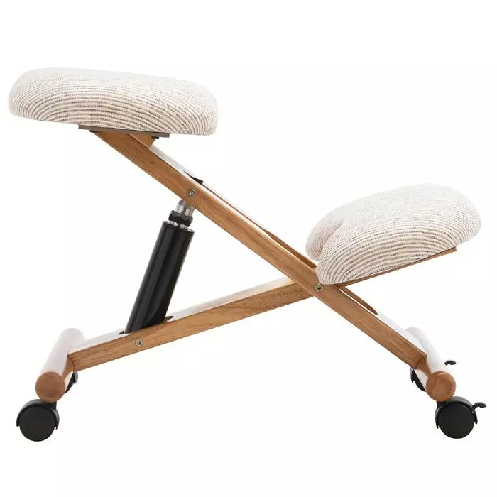 IDIMEX Kniehocker VILLACH Höhenverstellbar, Ergonomisch In Beige 6 IDIMEX Kniehocker VILLACH Höhenverstellbar, Ergonomisch In Beige – Bild 4