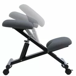 IDIMEX Kniehocker MALO Höhenverstellbar, Ergonomisch In Grau -Sitzmöbel Verkaufsgeschäft 18808 5