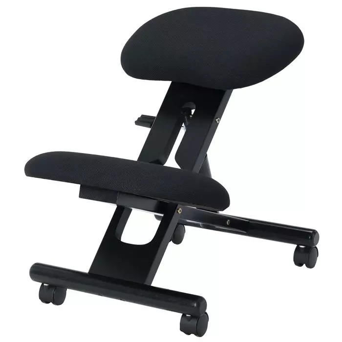 IDIMEX Kniehocker MALO Höhenverstellbar, Ergonomisch In Schwarz 5 IDIMEX Kniehocker MALO Höhenverstellbar, Ergonomisch In Schwarz – Bild 3