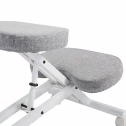 IDIMEX Kniehocker Kniestuhl ROBERT In Weiß/grau -Sitzmöbel Verkaufsgeschäft 1886 5