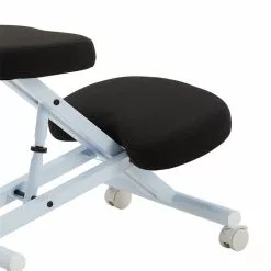 IDIMEX Kniehocker Kniestuhl ROBERT In Weiß/schwarz -Sitzmöbel Verkaufsgeschäft 1888 4