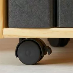 IDIMEX Rollcontainer KANO Mit 2 Schubladen Und 1 Ablagefach In Natur/grau -Sitzmöbel Verkaufsgeschäft 2113 AC6