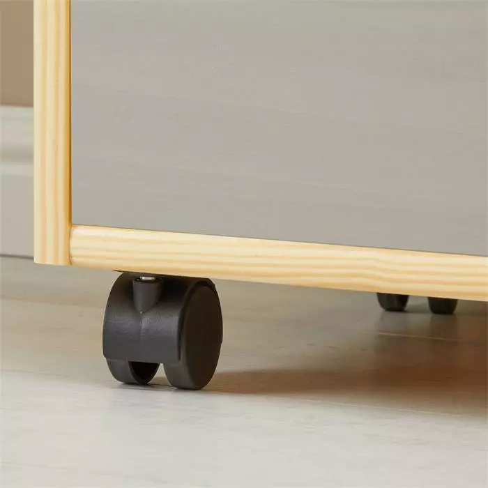 IDIMEX Rollcontainer LAGOS Mit 5 Schubladen In Natur/grau 8 IDIMEX Rollcontainer LAGOS Mit 5 Schubladen In Natur/grau – Bild 6