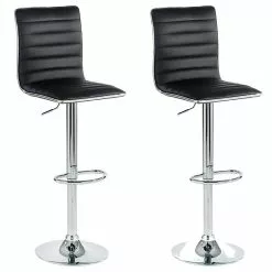 IDIMEX Barhocker ROCA Im 2er Set In Schwarz