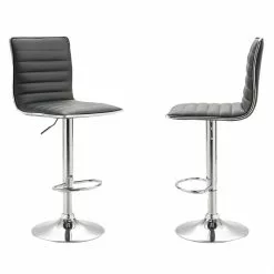 IDIMEX Barhocker ROCA Im 2er Set In Grau