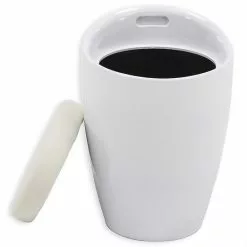 IDIMEX Badhocker DANIEL Mit Stauraum Weiß -Sitzmöbel Verkaufsgeschäft 30210 1