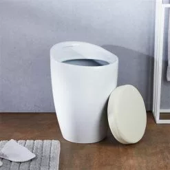 IDIMEX Badhocker DANIEL Mit Stauraum Weiß -Sitzmöbel Verkaufsgeschäft 30210 A0 2N