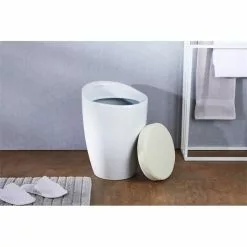 IDIMEX Badhocker DANIEL Mit Stauraum Weiß -Sitzmöbel Verkaufsgeschäft 30210 A1