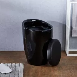 IDIMEX Badhocker DANIEL Mit Stauraum Schwarz 11 IDIMEX Badhocker DANIEL Mit Stauraum Schwarz -Sitzmöbel Verkaufsgeschäft 30217 A0 2N