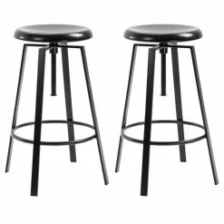 IDIMEX Barhocker BATILDA Im 2er Set In Schwarz