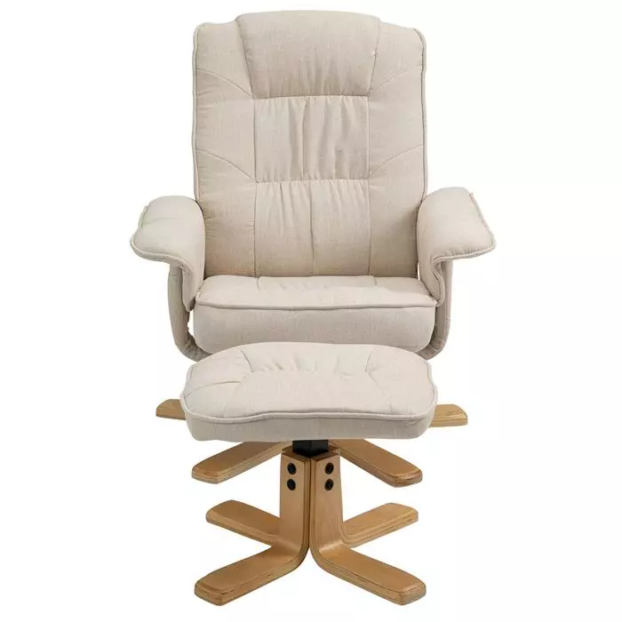 IDIMEX Relaxsessel CHARLY Mit Hocker Und Stoffbezug In Beige 7 IDIMEX Relaxsessel CHARLY Mit Hocker Und Stoffbezug In Beige – Bild 5